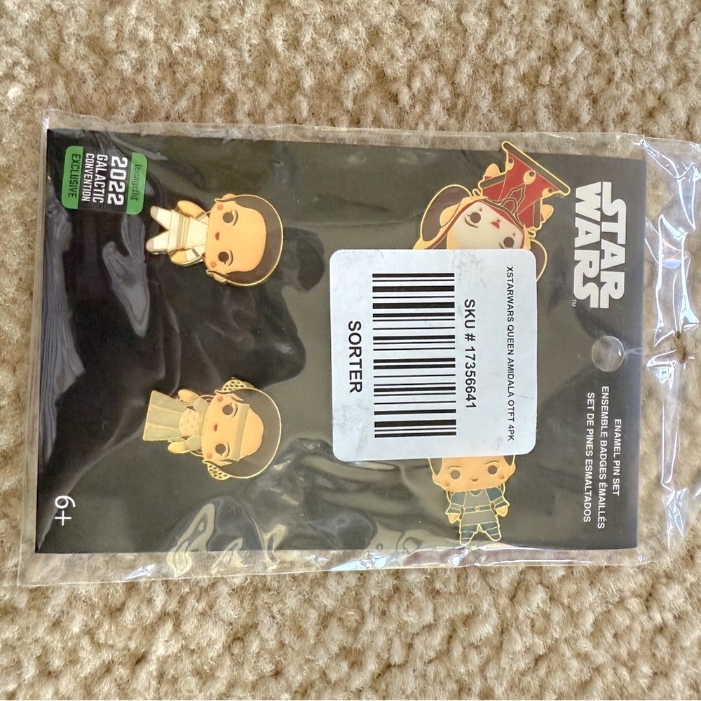 Star Wars Padme Characters Enamel Pin Pack